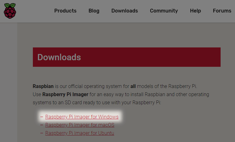 Raspberry Pi Imager